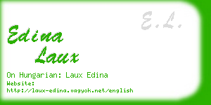 edina laux business card